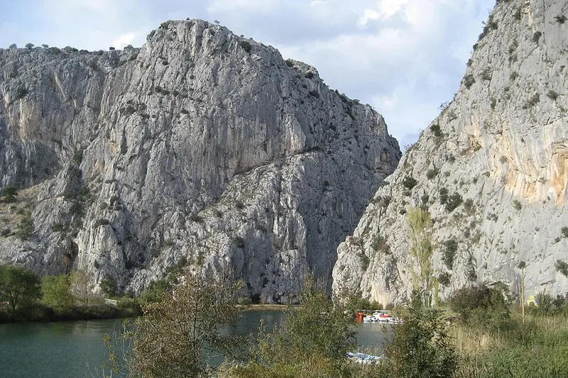 The Cetina canyon near Omiš